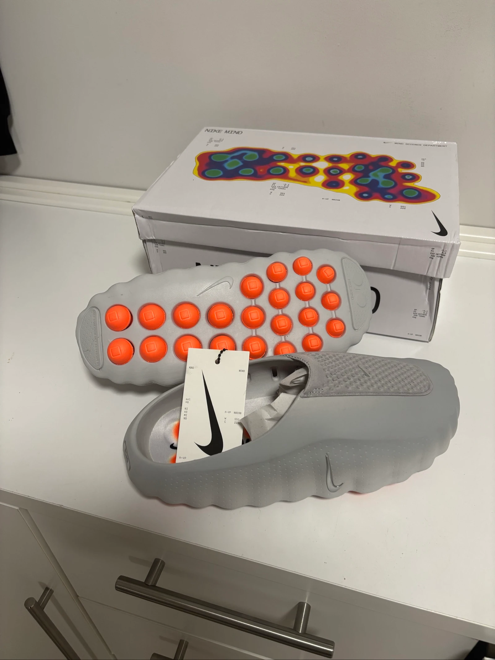 Nike Mind 001 Grey/Orange – photo 2